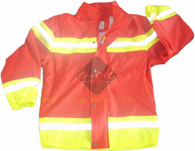 pu raincoats kids
